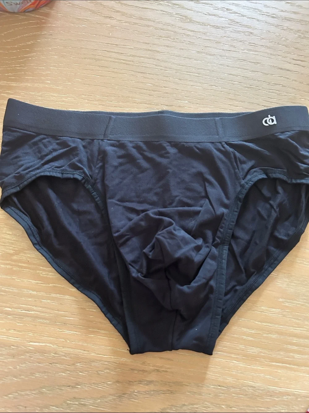 DAVID ARCHY Seamless Brief Modal Soft Breathable No Fly 4 Pack, Black, Small NWT